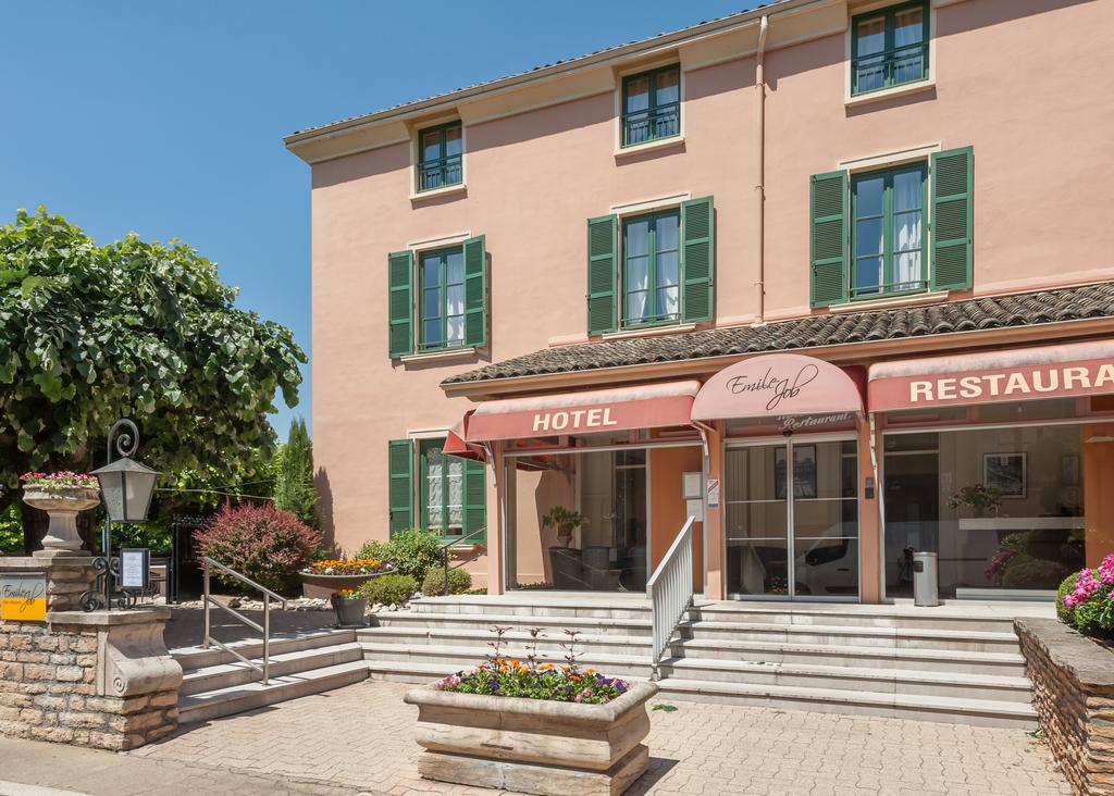 Hotel Restaurant Emile Job Montmerle-sur-Saone Exterior photo